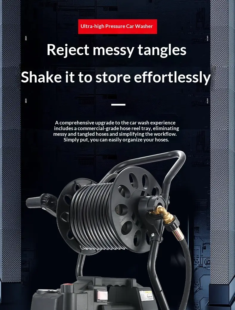 Household Booster Car Wash Pump And Drain Cleaning Machine