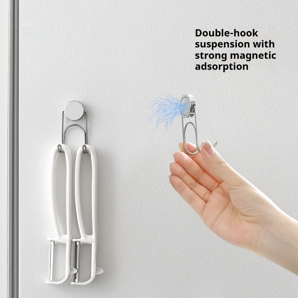 Punch-free Magnetic Double-head Hook