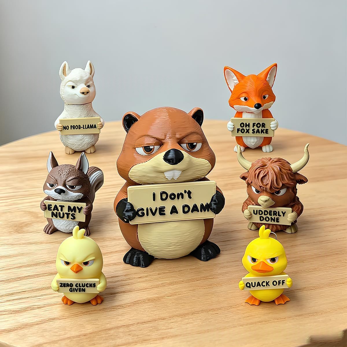New Arrivals Attitude-driven Animal Sign Holders