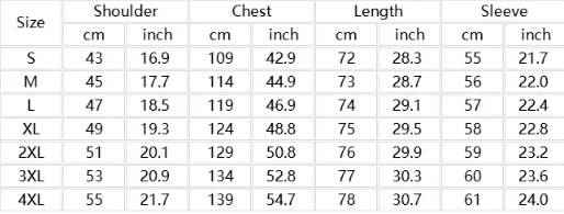 Size chart for Men's Waffle Polo Shirt