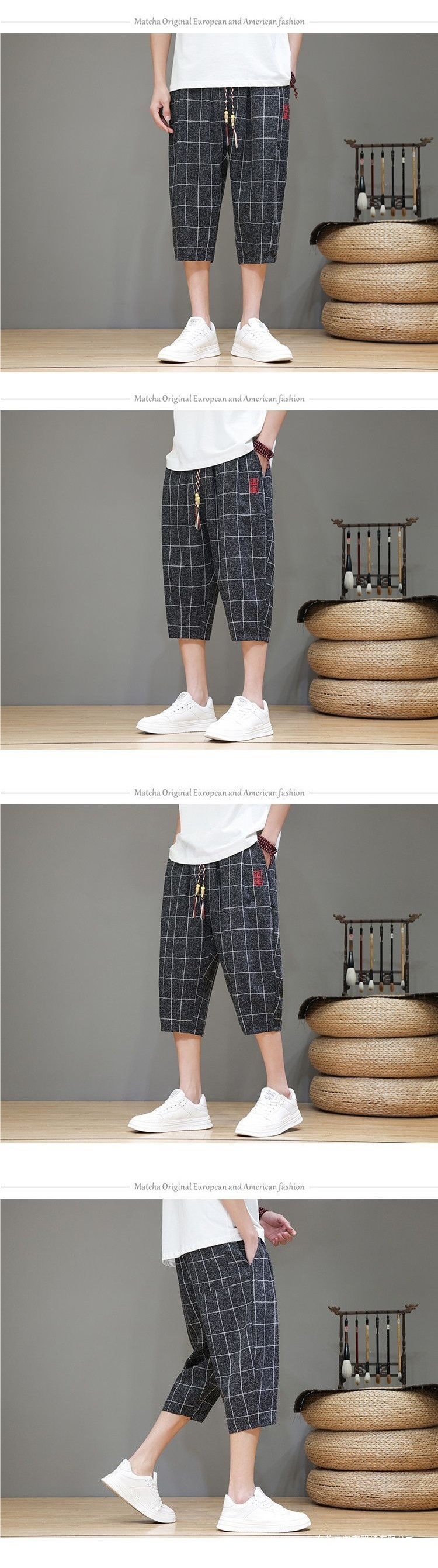 Plaid Cropped Harem Pants 18 5876d990 7dd3 4132 b919 5c04f8abb6f0 trans