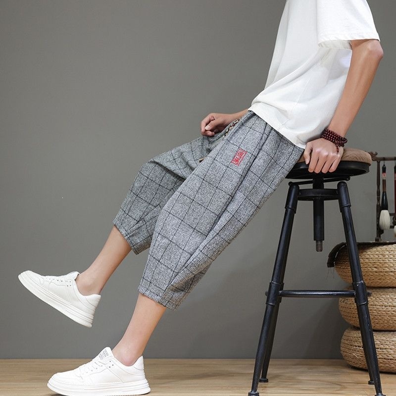 Plaid Cropped Harem Pants 26 d44f9ede 3da6 40ec a3c0 33e6e280a720 trans