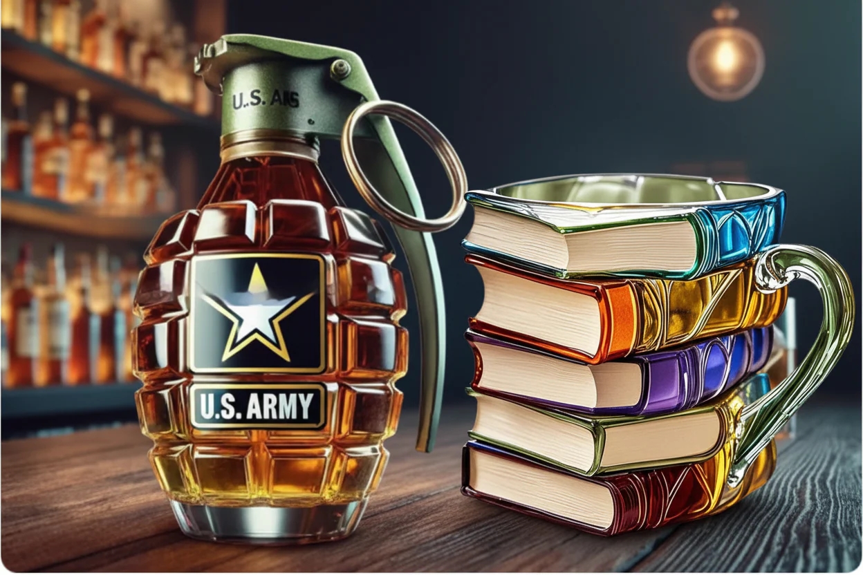 Painted Book Coffee Cup Unique Book Stacking Coffee Cup