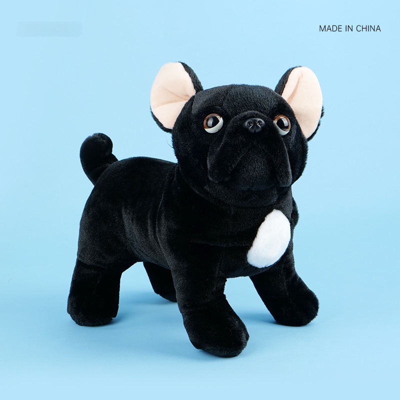 Black Plush Doll With Mesh Bag