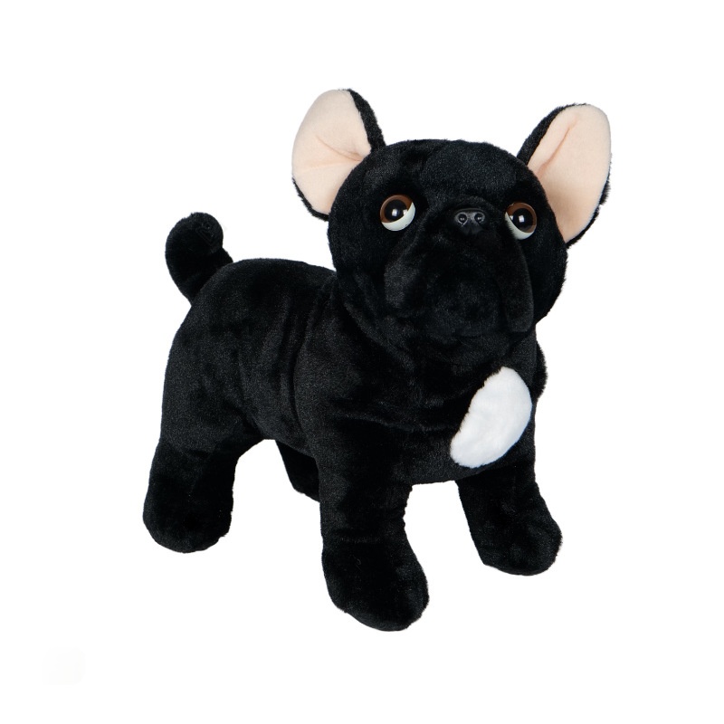 Black Plush Doll With Mesh Bag — foto 3