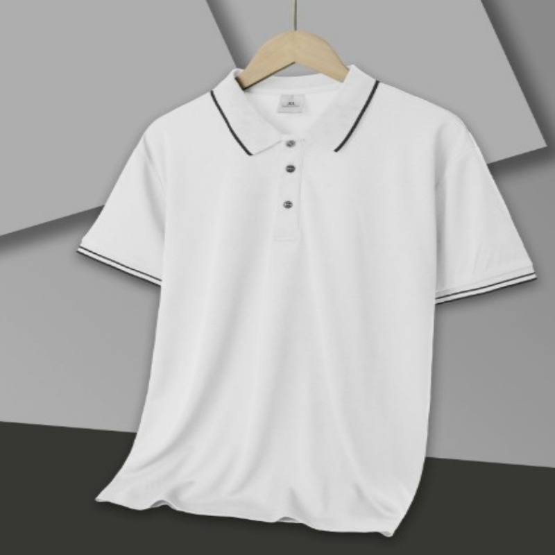 Men's Polo Shirt With Lapel Collar Top