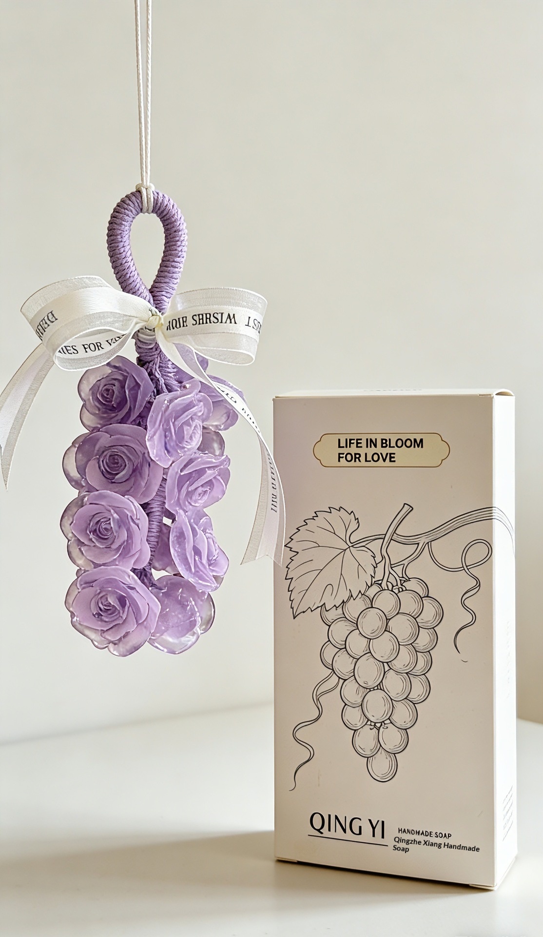 Crystal Rose-Shaped Handmade Aromatherapy Soap 10