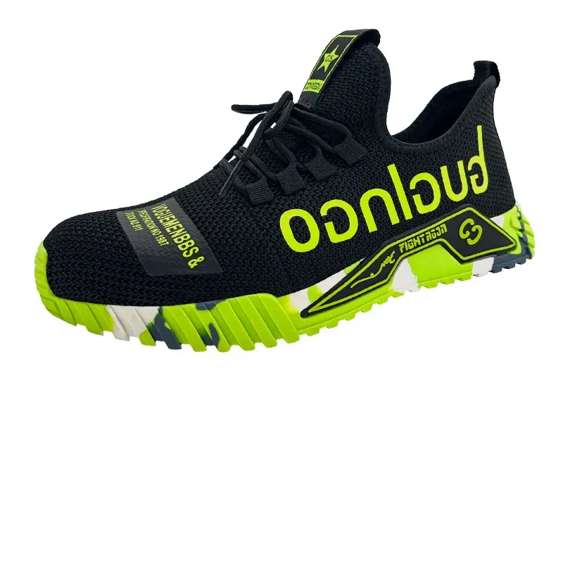 Breathable Flyknit Kevlar Midsole Safety Shoes