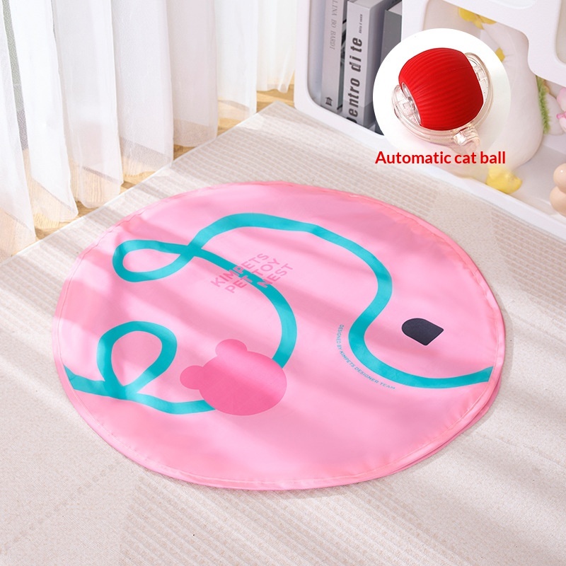 Electric Cat Toy Ball With Hunting Cover For Pets 8
