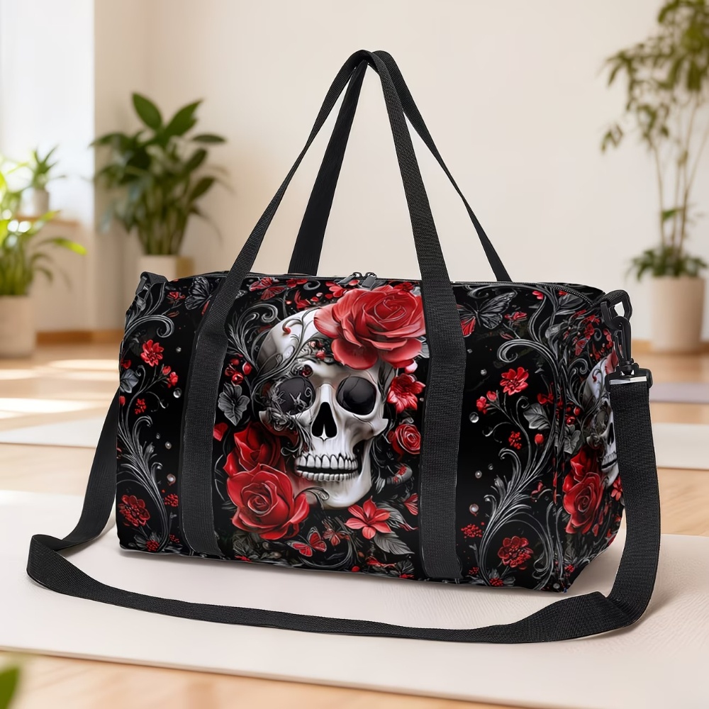 Printed Womens Tote Travel Bag Lightweight And Spacious