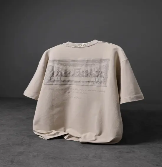 Printed Embroidery Loose Short-sleeved Shirt