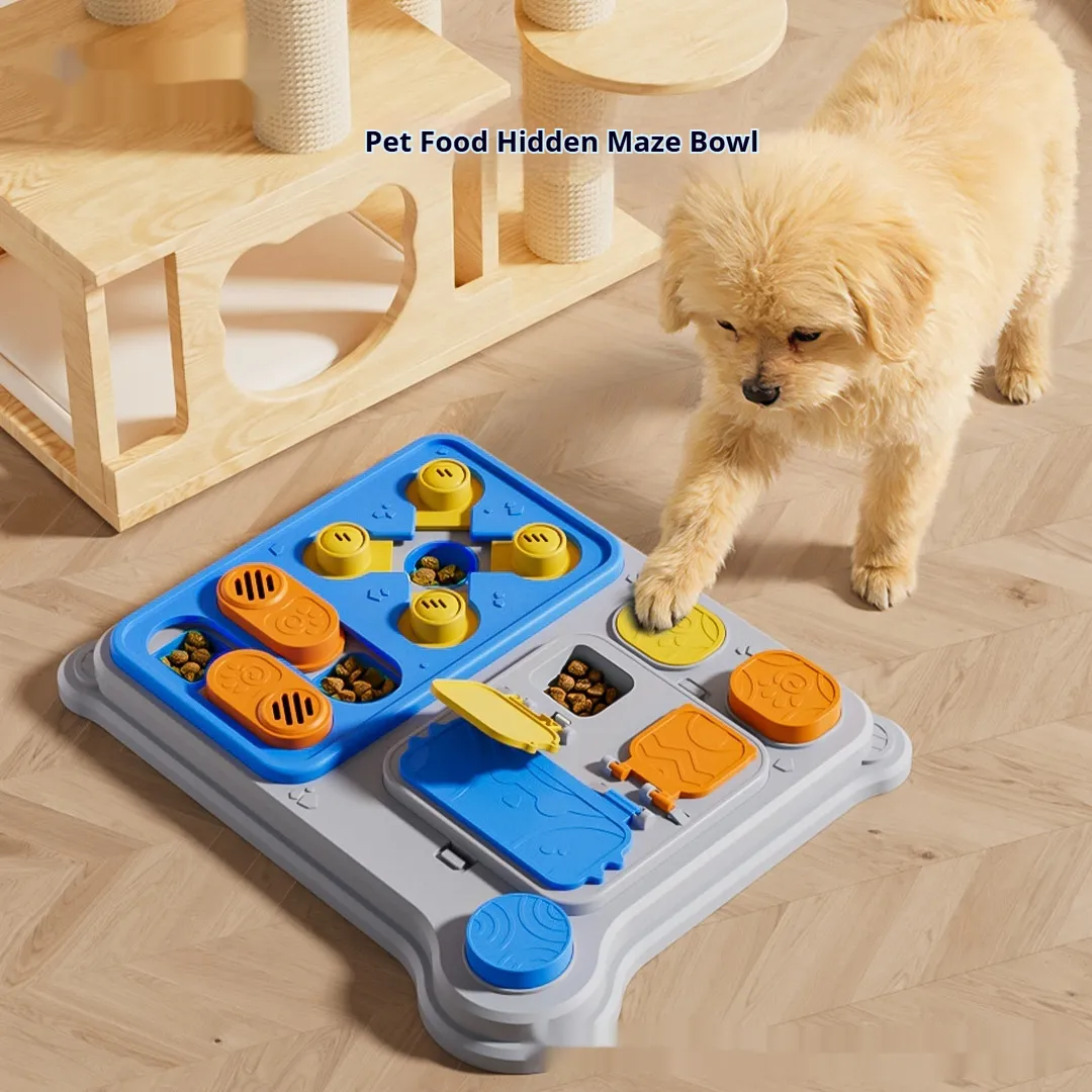 Cat And Dog Maze Plate Feeder Training