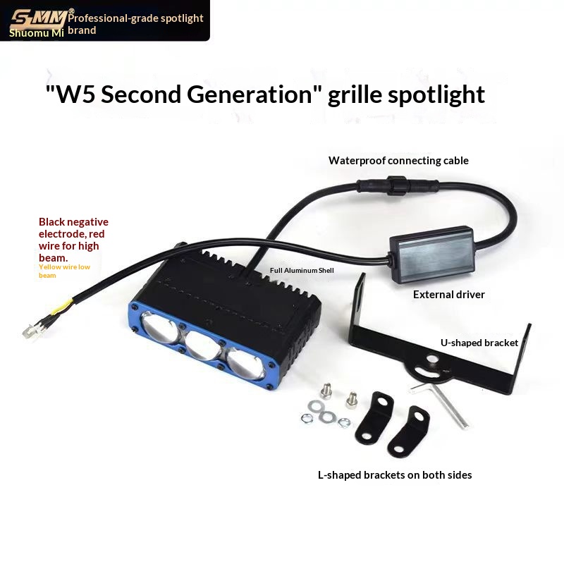 Hidden Retrofit Lens Spotlights For Car And Truck Grilles 4