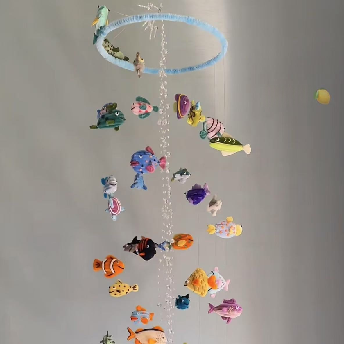 Marine Fish Wind Chime Hanging Ornament Kit 3