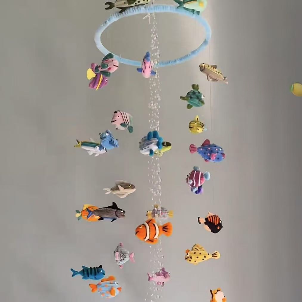 Marine Fish Wind Chime Hanging Ornament Kit 5