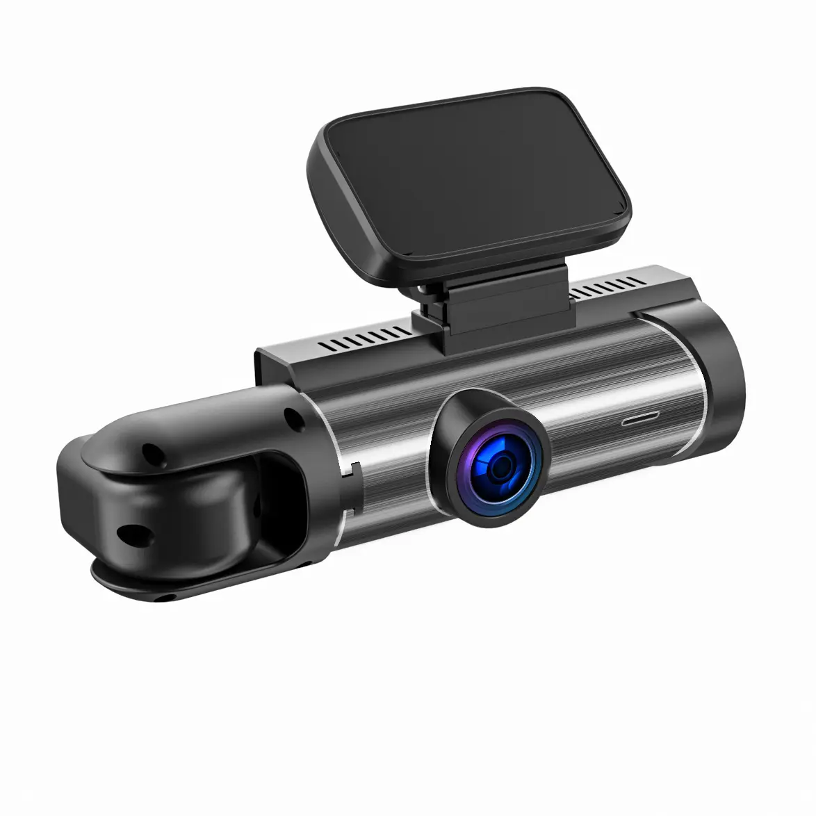 M8 Car Dual-Lens Dash Cam Front And Interior Views