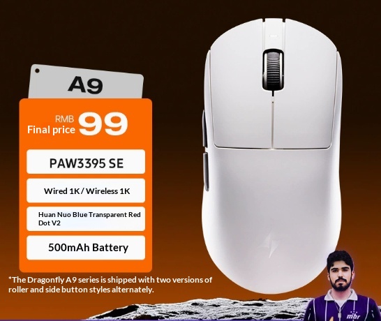 Wireless Bluetooth E-Sports Gaming Ergonomic Mouse 6