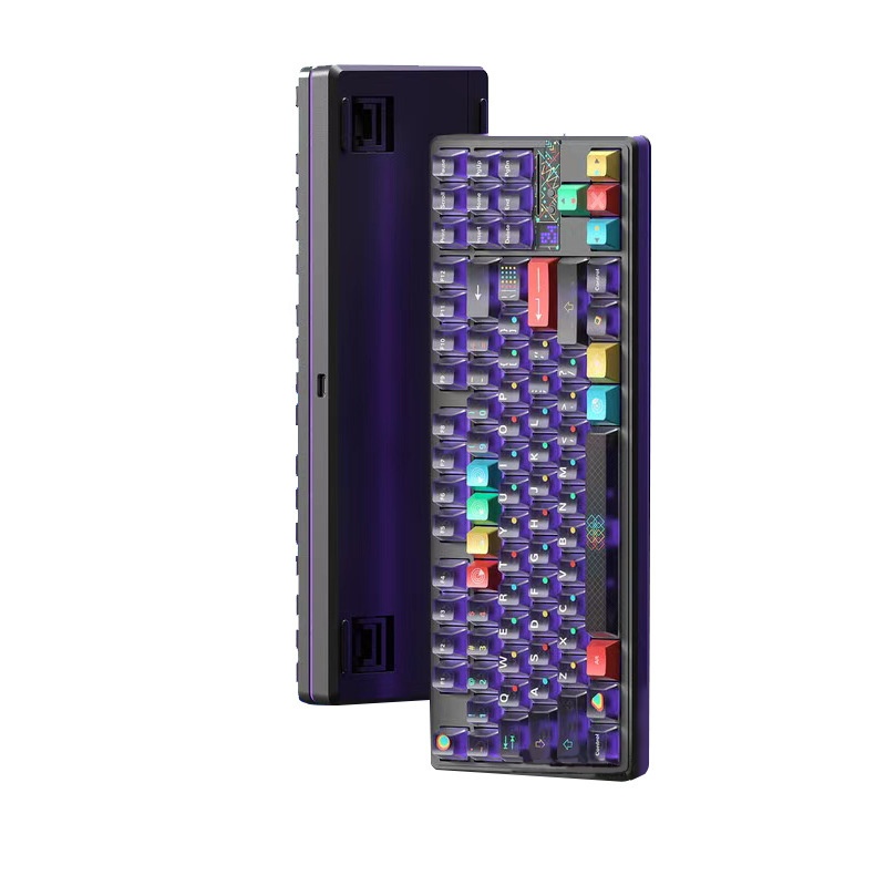 Wireless Customizable Tri-mode Bluetooth Mechanical Keyboard Dedicated To PC Gaming And Esports 4
