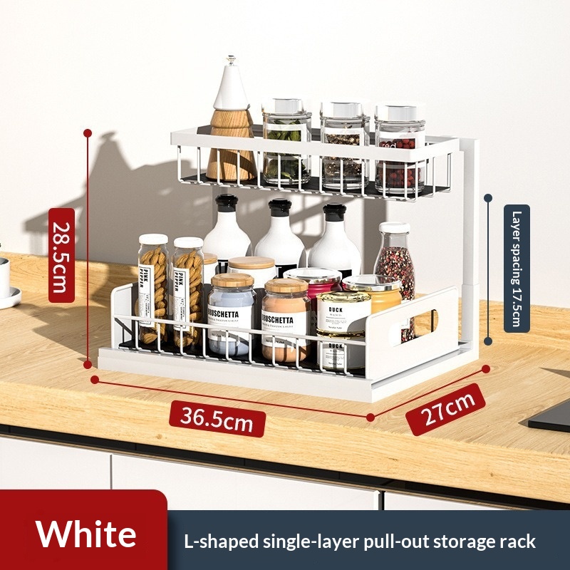Kitchen Sink Rack, Household Pull-out Seasoning Storage - photo 7