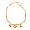Stainless Steel Necklace With A Premium Long-lasting Fruit Design view 1