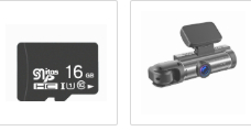 M8 Car Dual-Lens Dash Cam Front And Interior Views