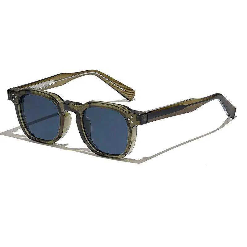 Punk Style Men's Sunglasses With Square Frames