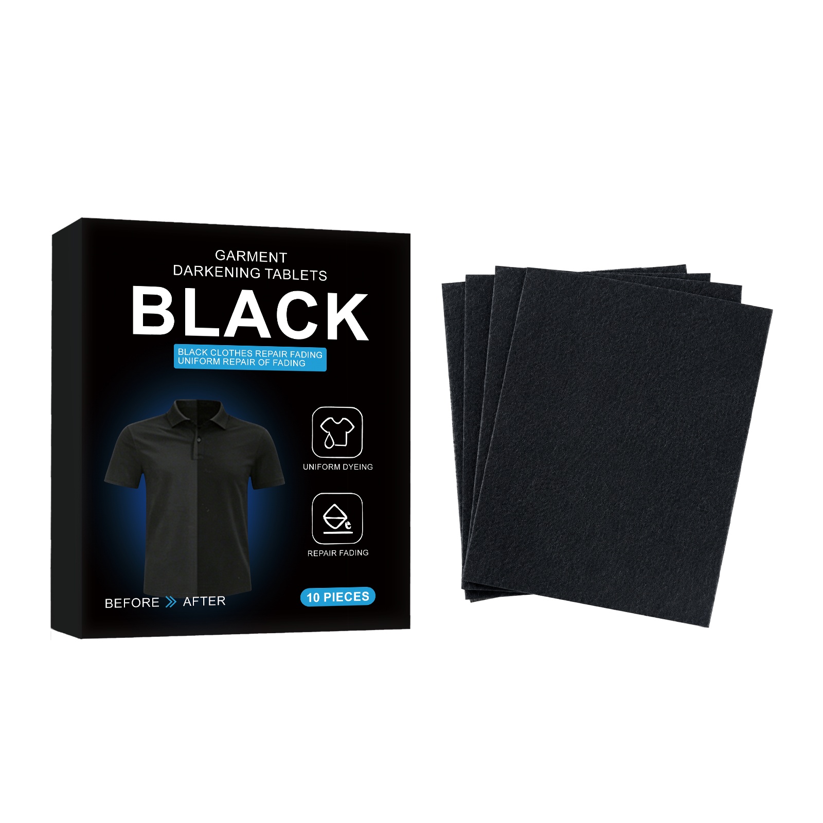 Black Garment Darkening Tablets