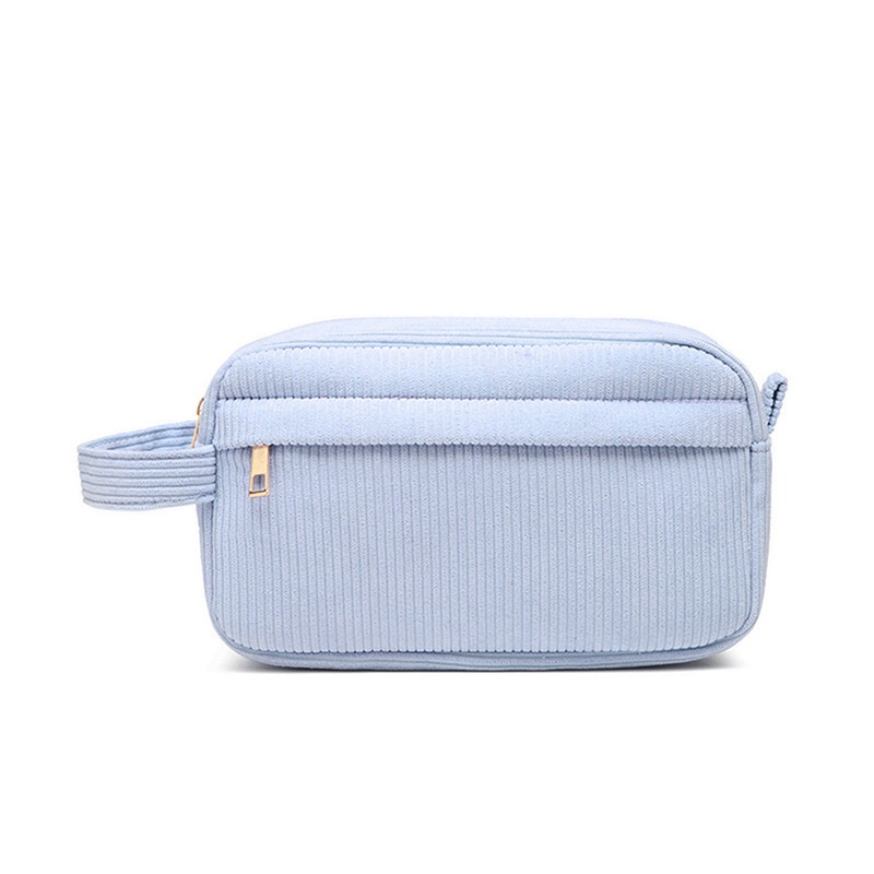 Corduroy Large-Capacity Handheld Makeup Bag — foto 5
