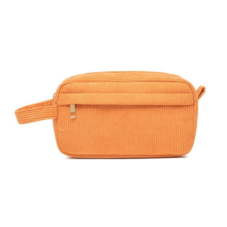 Corduroy Large-Capacity Handheld Makeup Bag — foto 10