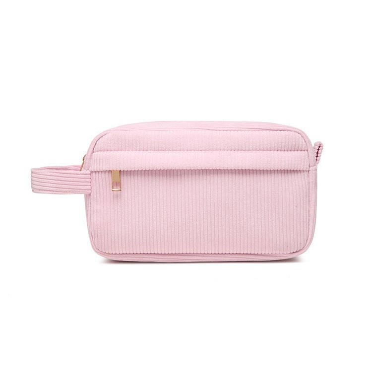 Corduroy Large-Capacity Handheld Makeup Bag — foto 8