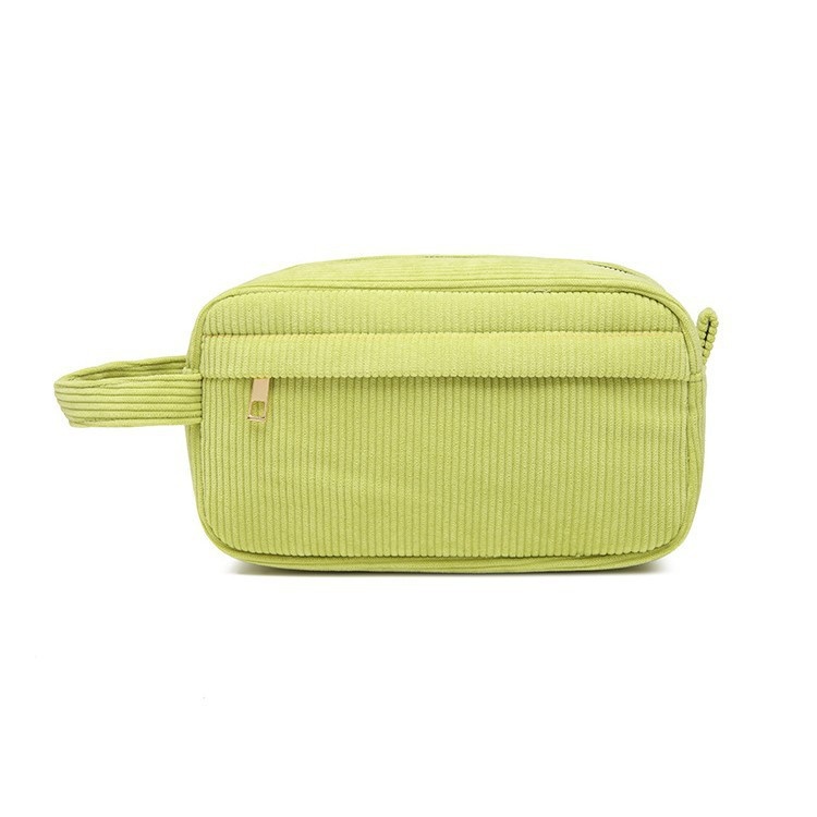 Corduroy Large-Capacity Handheld Makeup Bag — foto 2