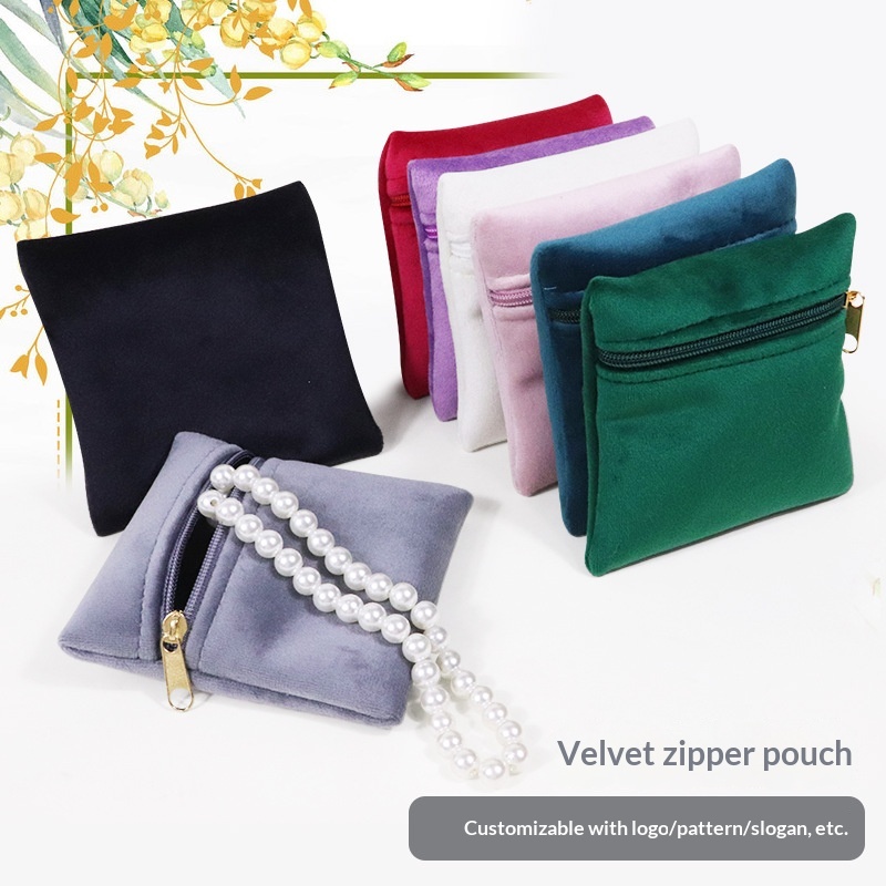 High-end Velvet Jewelry Storage Pouch Accessory Organizer Ring Necklace And Bracelet Gift Bag
