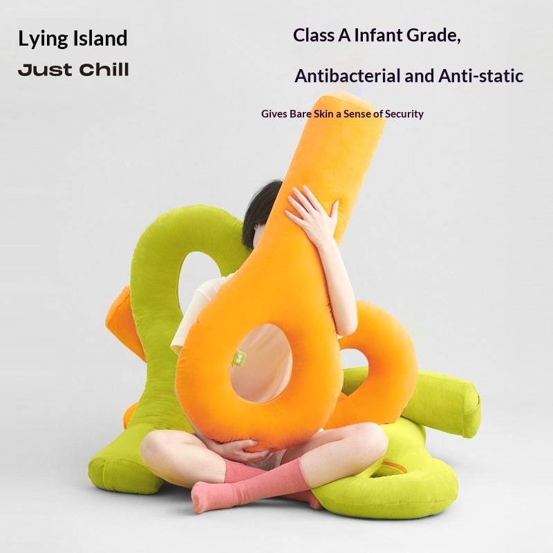 Side-sleeping Plush Support Pillow Removable And Machine-washable