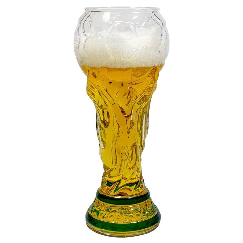 Creative World Cup Football Jules Rimet Trophy Glass Beer Mug 500mL