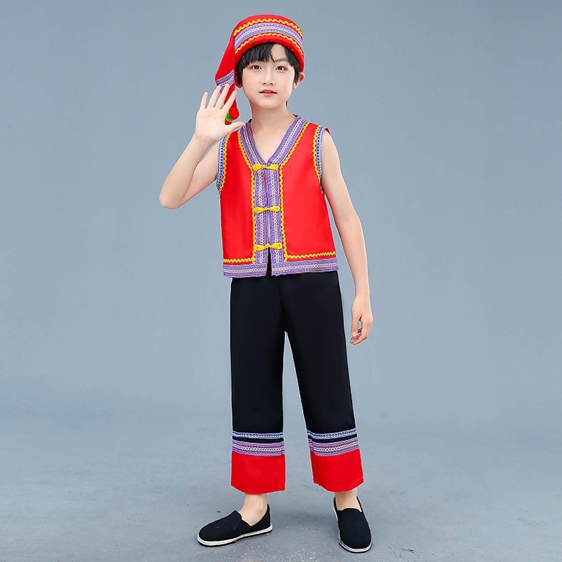 Childrens June 1st Miao Girls Ethnic Minority Costume — foto 11