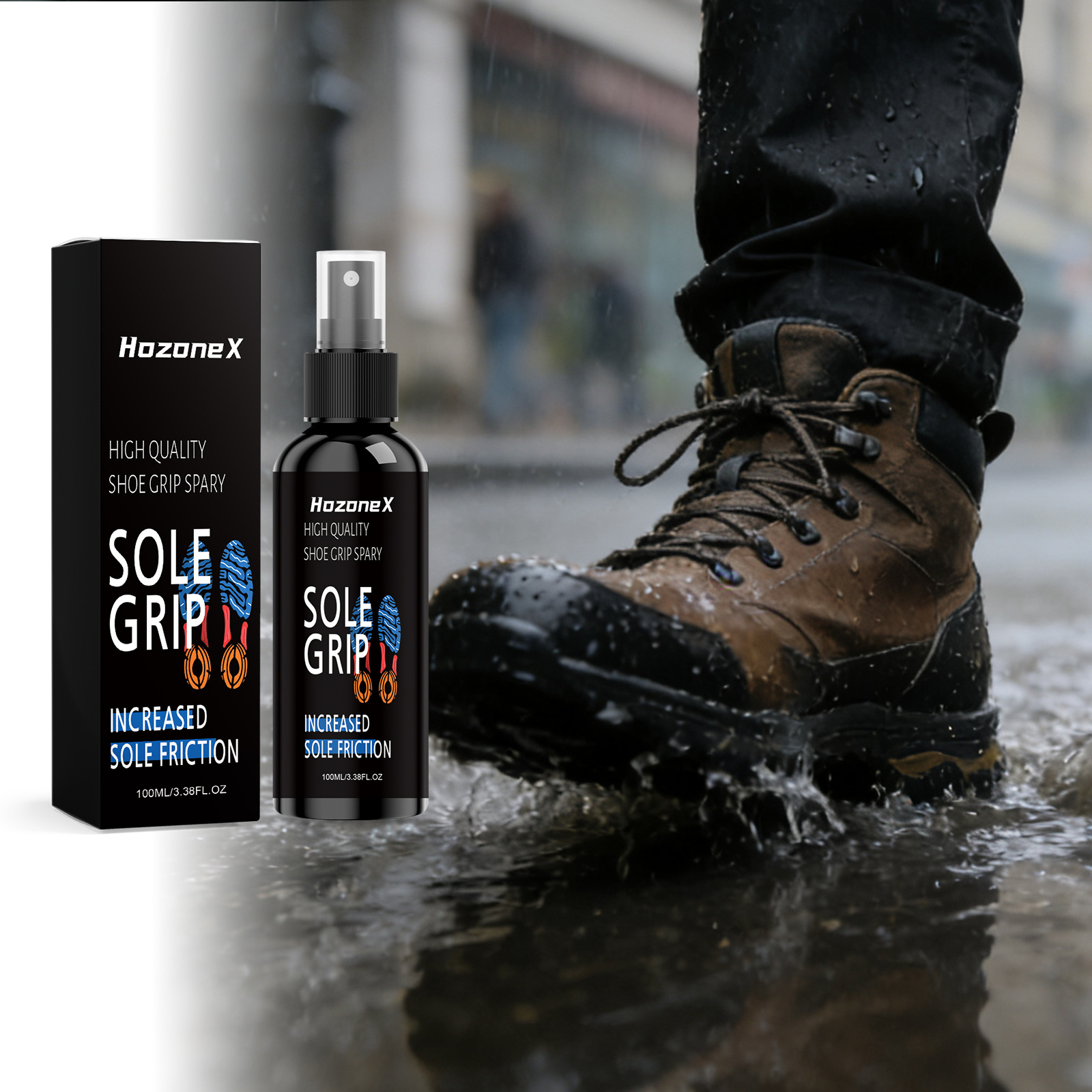 Smooth Road Surface For Daily Travel, Antiskid Sole Convenient To Carry Spray