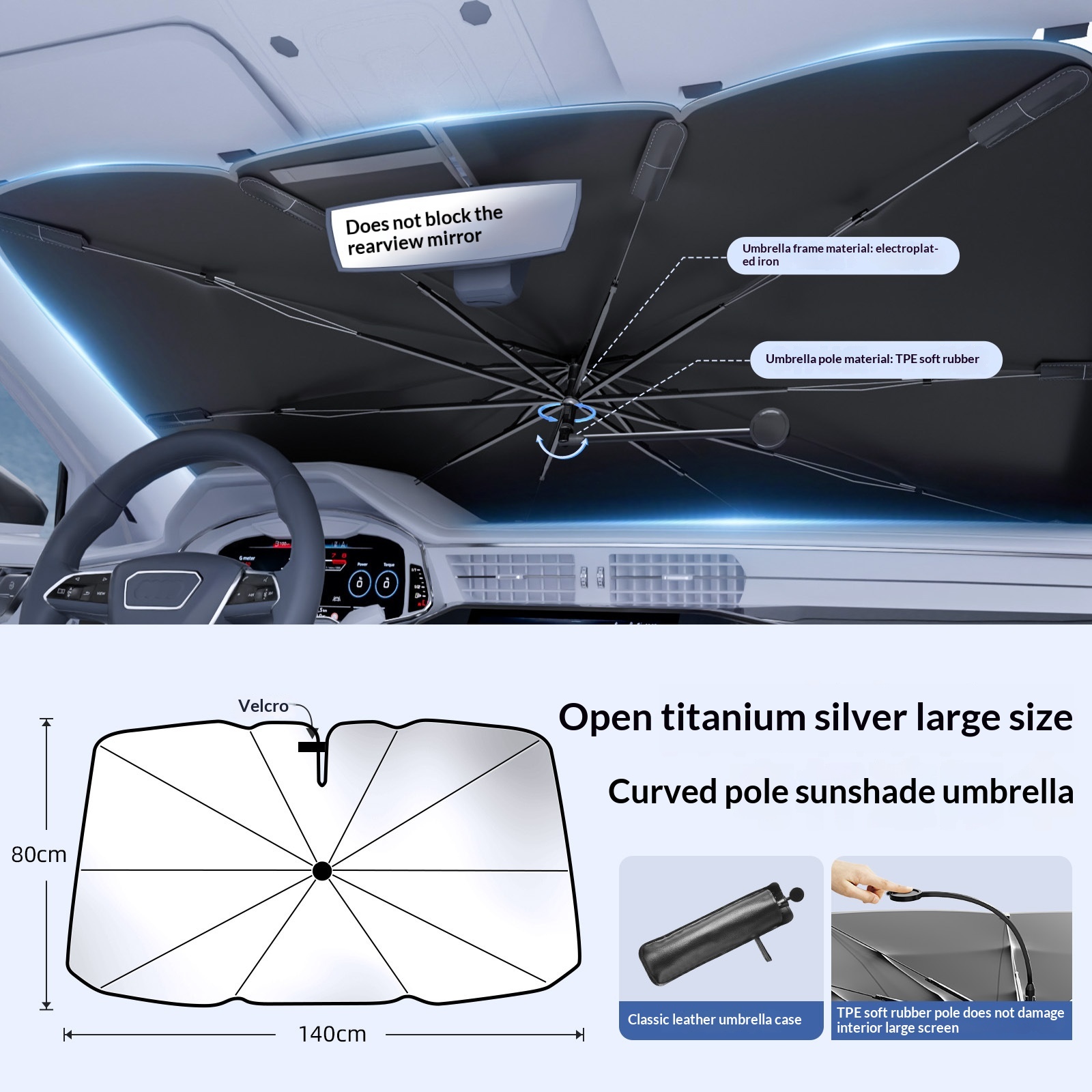 Summer Car Front Windshield Sunshade 6