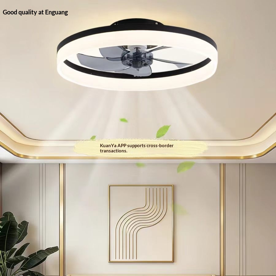 Light-luxury Nordic-style Restaurant Smart Fan Light 5