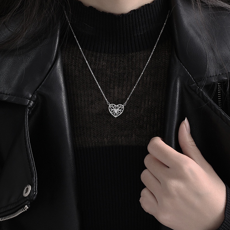 Heart Pendant Chain Necklace, picture 2 of 4