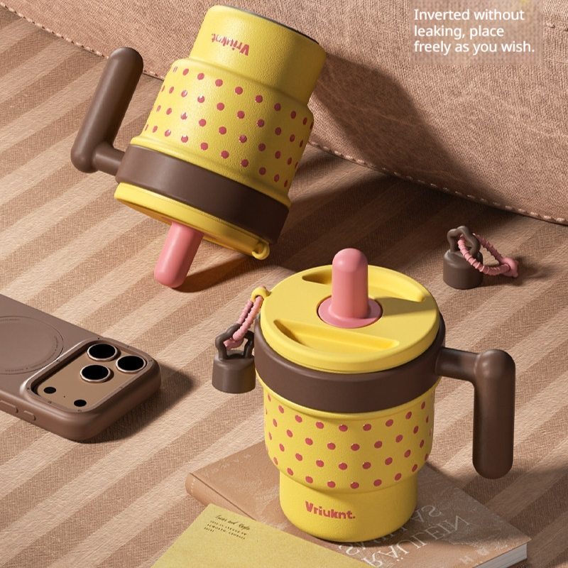 Womens Insulated Travel Straw Cup