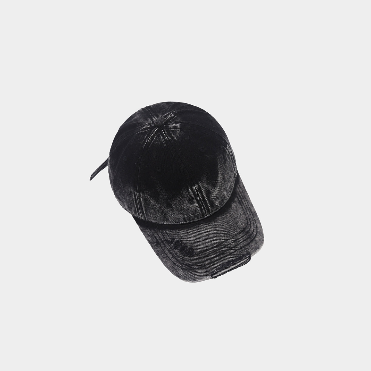 Vintage Heavy-wash Denim Baseball Cap