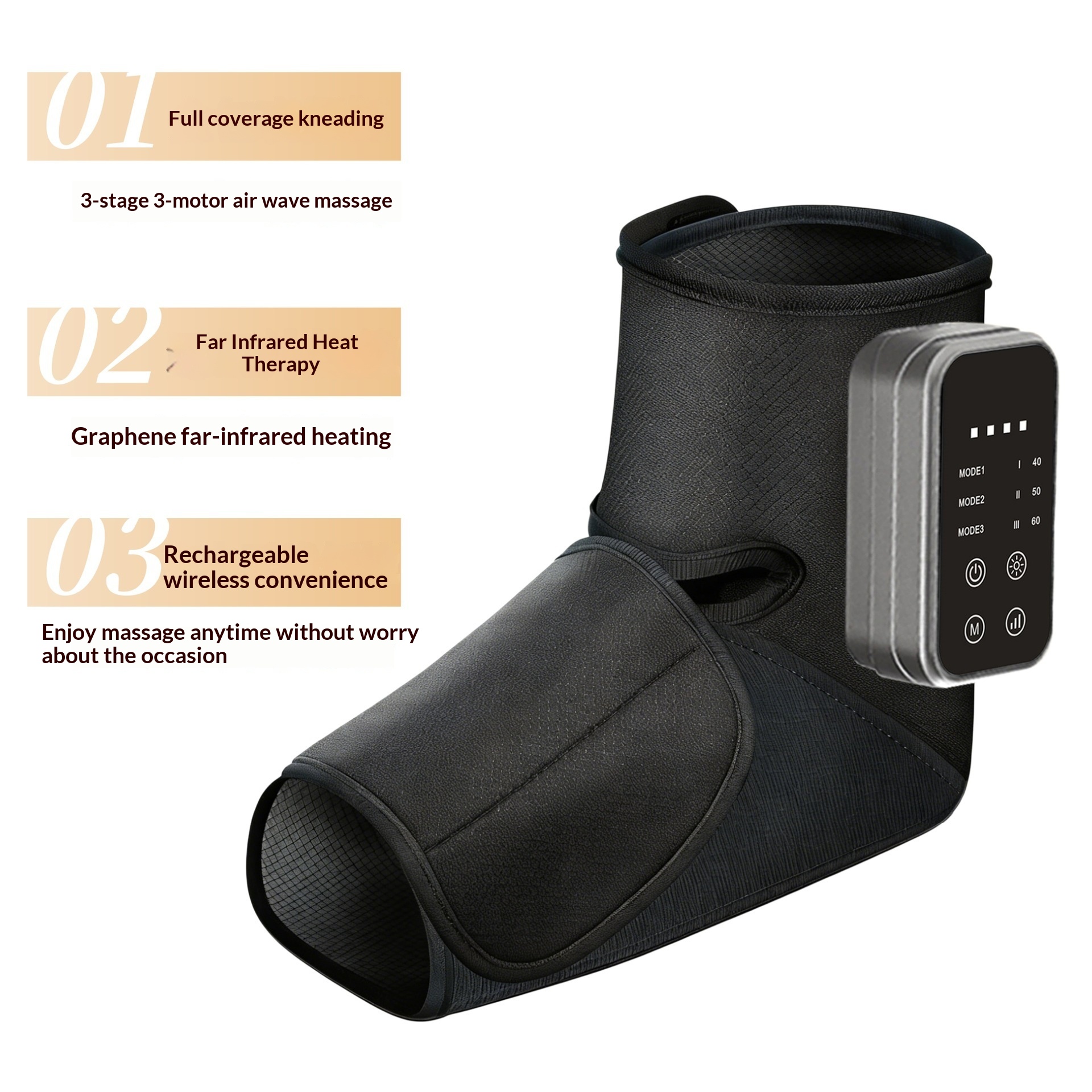 Air-Pressure Kneading & Heating Foot Massager