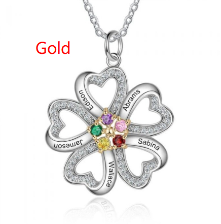Love Personalized Custom Name Letter Love Memory Necklace
