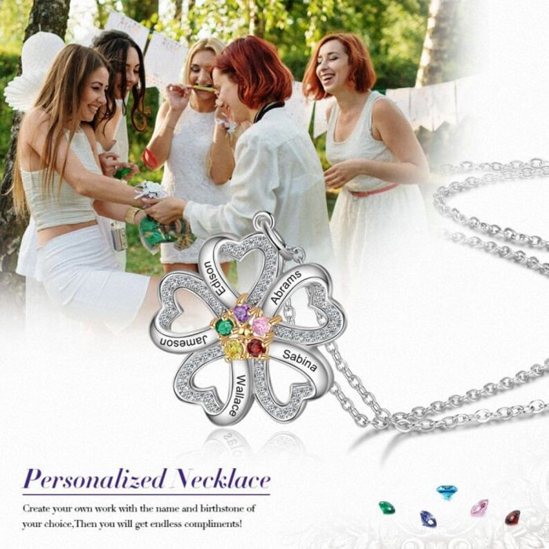 Love Personalized Custom Name Letter Love Memory Necklace