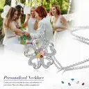Love Personalized Custom Name Letter Love Memory Necklace view 6