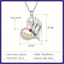 Love Personalized Custom Name Letter Love Memory Necklace view 4