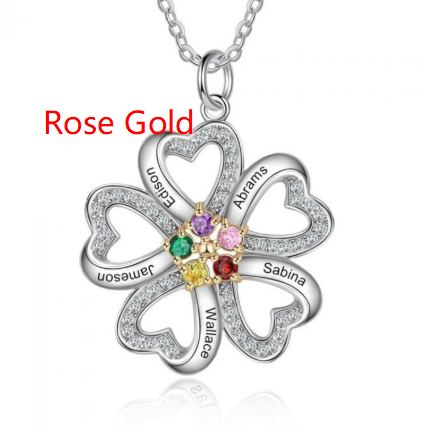 Love Personalized Custom Name Letter Love Memory Necklace