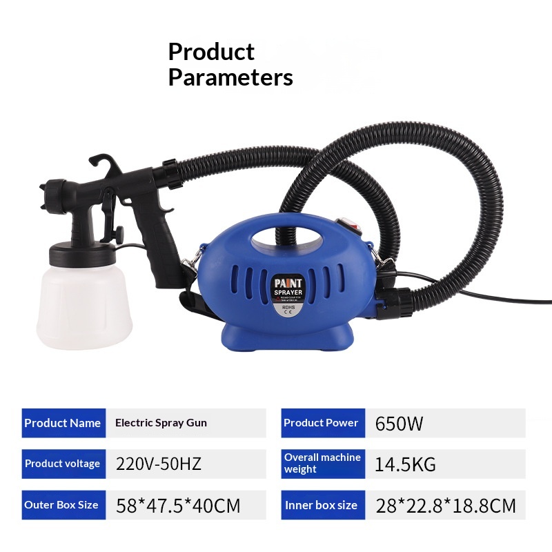 Crossbody High-Pressure Atomizing Electric Spray Gun 2