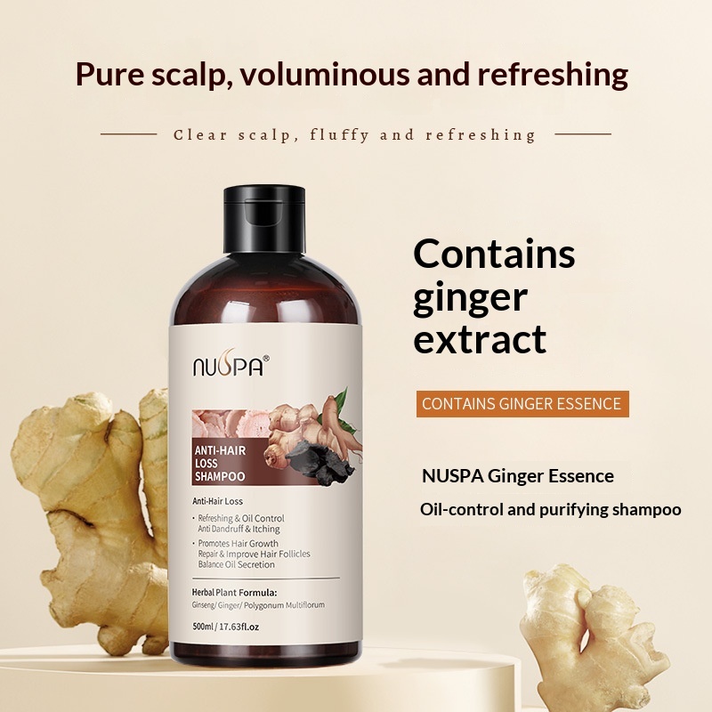 Ginger-Infused Refreshing Anti-Grass And Anti-Dandruff Shampoo