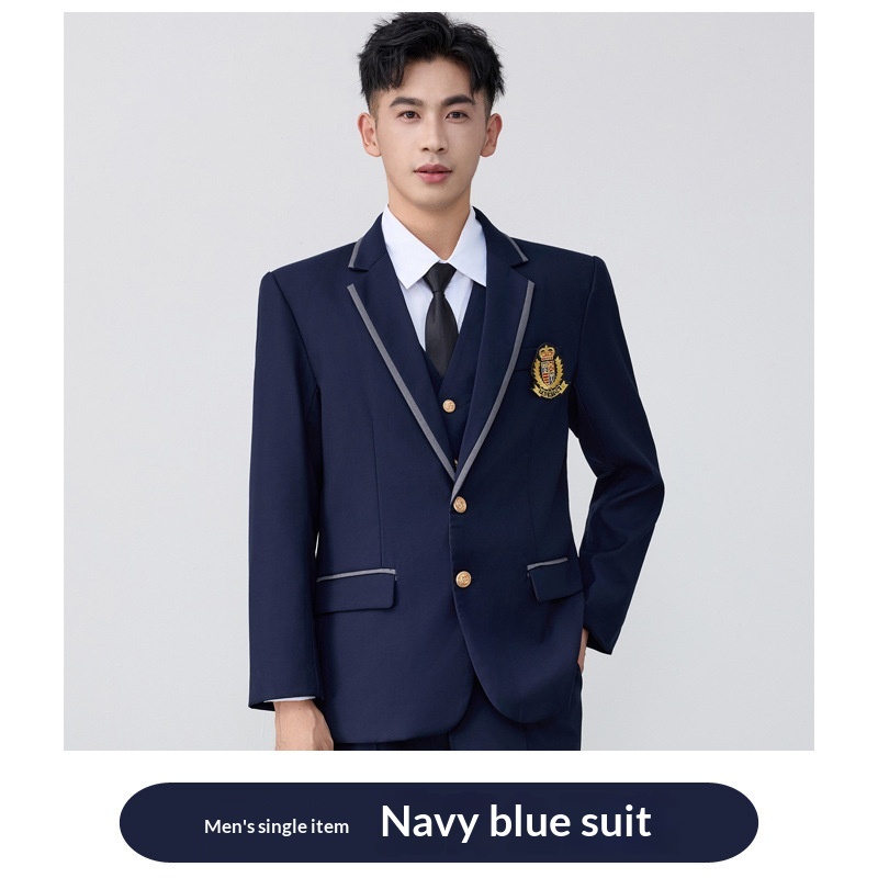 Preppy-style Suit Set Unisex For Spring And Autumn